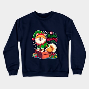 Xmas Pomeranian Crewneck Sweatshirt